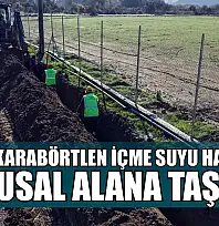 MUSKİ, Karabörtlen içme suyu hatlarını kamusal alana taşıyor