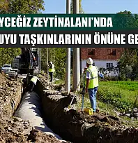 MUSKİ, Köyceğiz Zeytinalanı'nda Yağmur Suyu Taşkınlarının Önüne Geçiyor