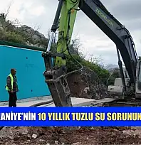 MUSKİ, Orhaniye'nin 10 yıllık tuzlu su sorununu çözüyor