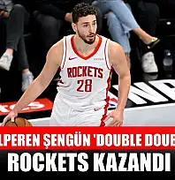 NBA'de Alperen Şengün 'double double' yaptı, Rockets kazandı