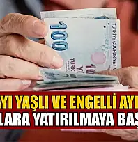 Ocak ayı yaşlı ve engelli aylıkları hesaplara yatırılmaya başlandı