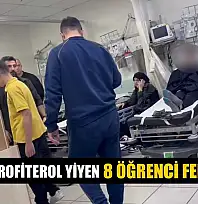 Okulda profiterol yiyen 8 öğrenci fenalaştı