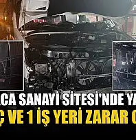Ortaca Sanayi Sitesi'nde yangın: 4 araç ve 1 iş yeri zarar gördü