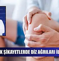 Ortapedik şikayetlerde diz ağrıları ilk sırada