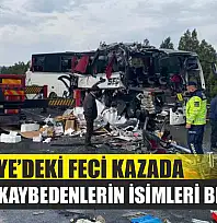 Osmaniye'deki feci kazada hayatını kaybedenlerin isimleri belli oldu