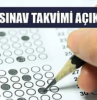 ÖSYM sınav takvimi açıklandı