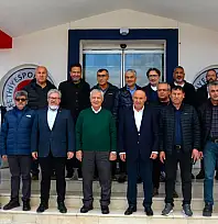 Otgöz'den Fethiyespor ziyareti, stadyum süreci değerlendirildi