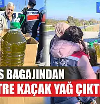 Otobüs bagajından 400 litre kaçak yağ çıktı