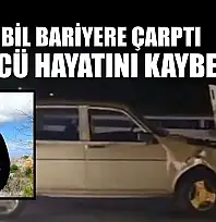 Otomobil bariyere çarptı, sürücü hayatını kaybetti