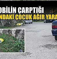 Otomobilin çarptığı 10 yaşındaki çocuk ağır yaralandı