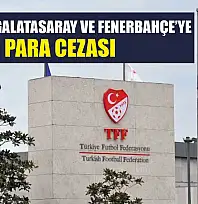 PFDK'dan Galatasaray ve Fenerbahçe'ye para cezası
