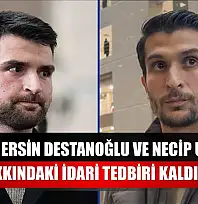 PFDK, Ersin Destanoğlu ve Necip Uysal hakkındaki idari tedbiri kaldırdı