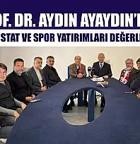 Prof. Dr. Aydın Ayaydın'dan, Muğla'da stat ve spor yatırımları değerlendirmesi