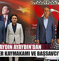 Prof. Dr. Aydın Ayaydın'dan Seydikemer Kaymakamı ve Başsavcıya Ziyaret