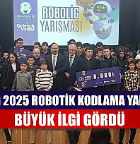 Robolig 2025 Robotik Kodlama yarışması, büyük ilgi gördü