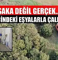 Şaka değil gerçek..Evi içindeki eşyalarla çaldılar