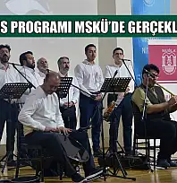 Şeb-i Arus programı MSKÜ'de gerçekleştirildi