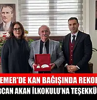 Seydikemer'de kan bağışında rekor katkı: Şehit Gürcan Akan İlkokulu'na teşekkür ziyareti