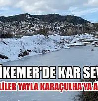 Seydikemer'de Kar Sevinci: Fethiyeliler Yayla Karaçulha'ya Akın Etti