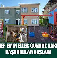 Seydikemer Emin Eller Gündüz Bakımevi'nde Başvurular Başladı