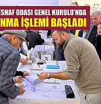 Seydikemer Esnaf Odası Genel Kurulu'nda oy kullanma işlemi başladı