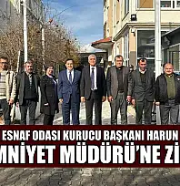 Seydikemer Esnaf Odası Kurucu Başkanı Harun Sağır'dan İlçe Emniyet Müdürü'ne ziyaret