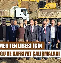 Seydikemer Fen Lisesi için kazı, dolgu ve hafriyat çalışmaları başladı