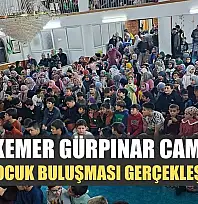 Seydikemer Gürpınar Camii'nde cami-çocuk buluşması gerçekleştirildi