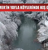 Seydikemer'in yayla köylerinde kış güzelliği