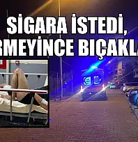Sigara istedi, vermeyince bıçakladı