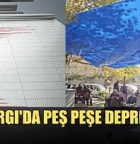 Sındırgı'da peş peşe depremler