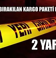 Siteye bırakılan kargo paketi patladı: 2 yaralı