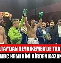 Şükrü Altay'dan Seydikemer'de Tarihi Zafer: 3 WBC Kemerini Birden Kazandı