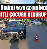 Sürücü yaya geçidinde bisikletli çocuğu öldürüp kaçtı