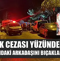 Trafik cezası yüzünden 20 yaşındaki arkadaşını bıçakladı