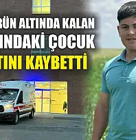 Traktörün altında kalan 14 yaşındaki çocuk hayatını kaybetti