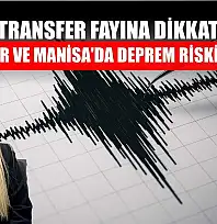 Transfer fayına dikkat: Balıkesir ve Manisa'da deprem riski artıyor