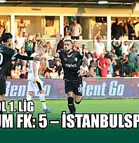 Trendyol 1. Lig: Bodrum FK: 5 – İstanbulspor: 0