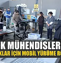 Türk mühendislerden çocuklar için mobil yürüme robotu