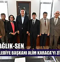 Türk Sağlık-Sen Fethiye Belediye Başkanı Alim Karaca'yı ziyaret etti