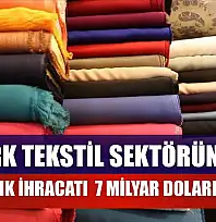 Türk tekstil sektörünün 9 aylık ihracatı 7 milyar doları aştı