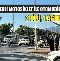 Üç tekerlekli motosiklet ile otomobil çarpıştı: 2 ölü, 1 ağır yaralı