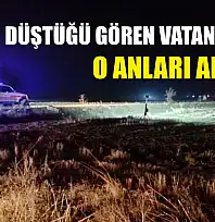 Uçağın düştüğü gören vatandaşlar, o anları anlattı