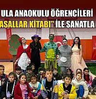 Ula Anaokulu öğrencileri 'Kayıp Masallar Kitabı' ile sanatla buluştu