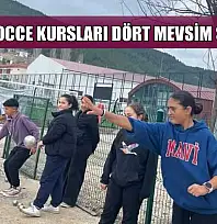 Ula'da bocce kursları dört mevsim sürüyor