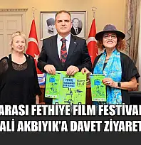 Uluslararası Fethiye Film Festivali öncesi Vali Akbıyık'a davet ziyareti
