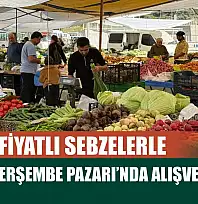 Uygun fiyatlı sebzelerle Fethiye Perşembe Pazarı'nda alışveriş keyfi