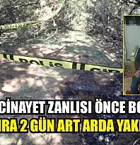 Vahşi cinayet zanlısı önce boğmuş sonra 2 gün art arda yakmış