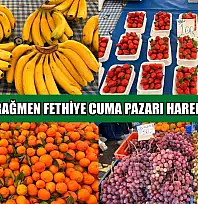 Yağmura rağmen Fethiye Cuma Pazarı hareketli geçti