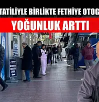 Yarıyıl tatiliyle birlikte Fethiye Otogarı'nda yoğunluk arttı
